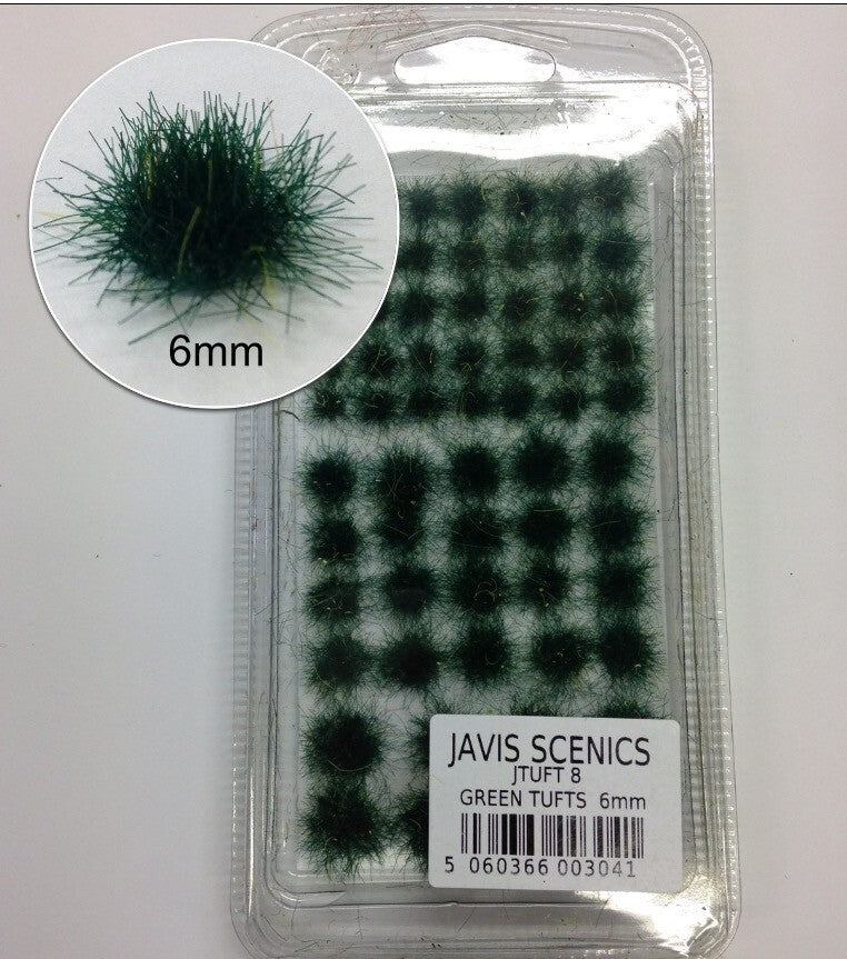 Javis "Countryside" Scenics Green Mix Tufts 6mm JTUFT8