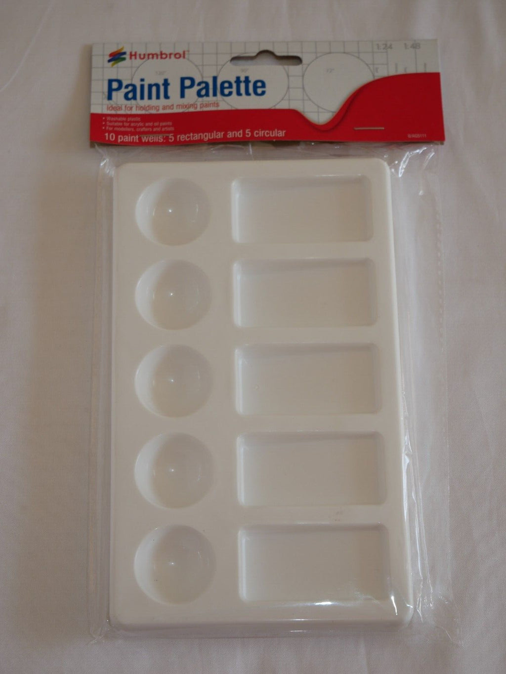 Humbrol Paint Palette For Wargaming & Hobby Painting (10 Paint wells) - AG5111