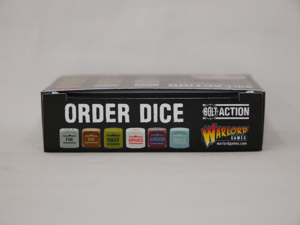 Warlord Games Bolt Action 1:56 Scale 12 Olive Drab Coloured Order Dice - 402616010