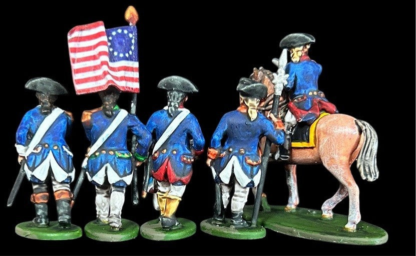 Hat Industrie 1:56 American War Of Independence American Infantry Command - 2005