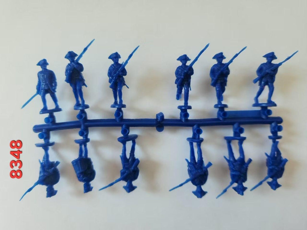 Hat Industrie 1:72 American War Of Independence Hessian Musketeers Charging - 8348