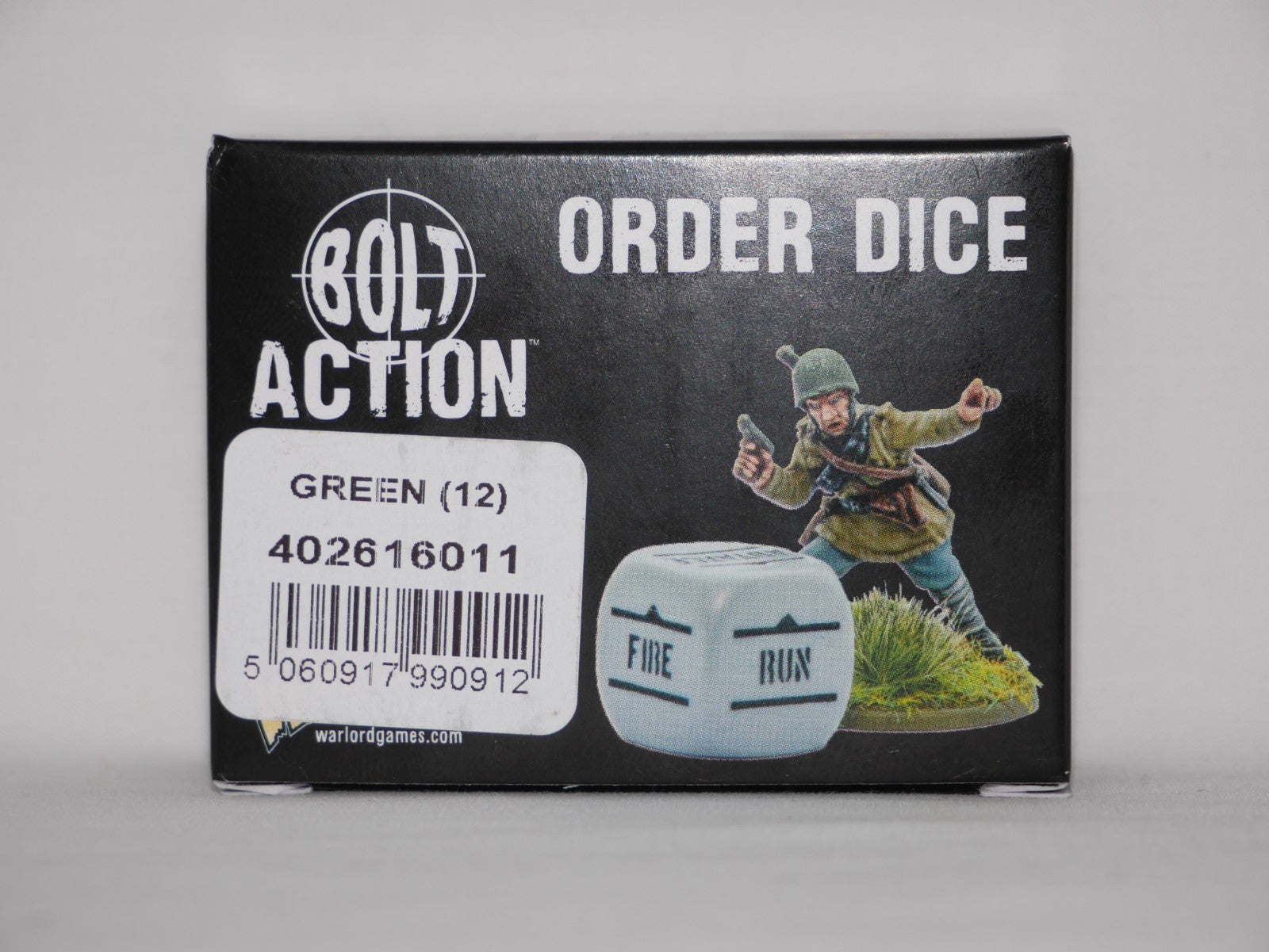 Warlord Games Bolt Action 1:56 Scale 12x Green Coloured Order Dice - (402616011)