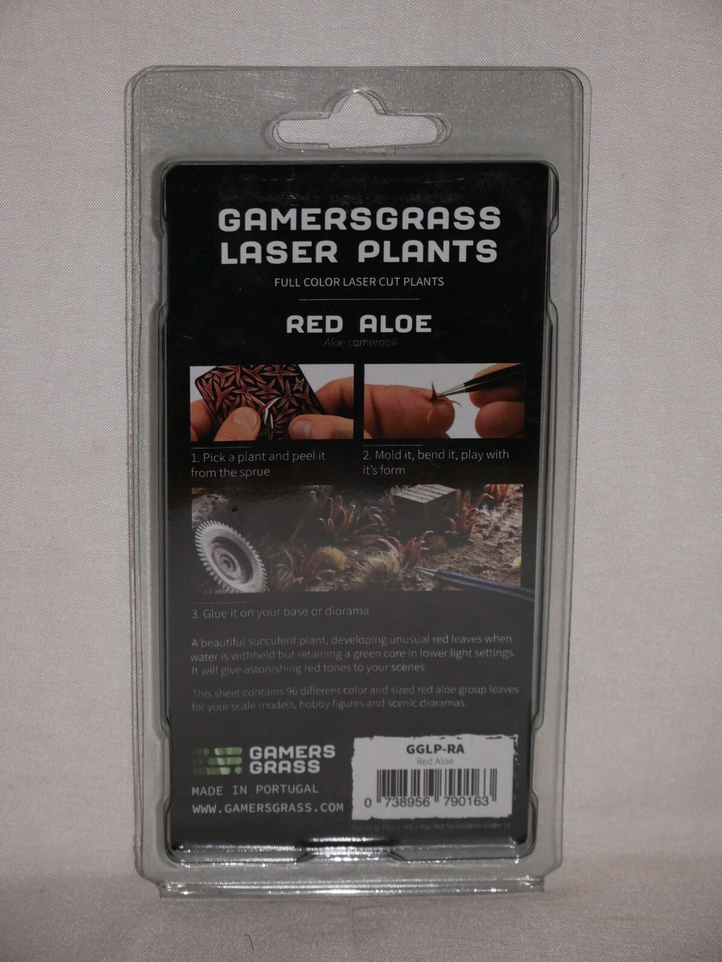 Gamers Grass Full Color Laser Cut Plants Red Aloe For Bases 96 Per Pack GGLP-RA