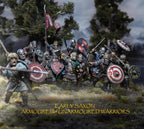 Victrix Warriors Of The Dark Ages 28mm Early Saxon Unarmoured Warriors - VXDA016