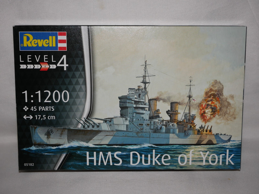 Revell 1:1200 HMS Duke of York WWII UK Battleship Model Kit Skill Level 4 05182