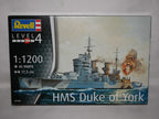 Revell 1:1200 HMS Duke of York WWII UK Battleship Model Kit Skill Level 4 05182