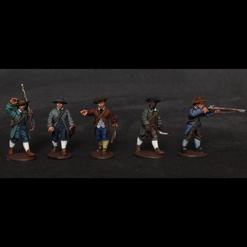Wargames Atlantic The Age of Reason 1:56 Scale Hard Plastic Minutemen - WAAAR001