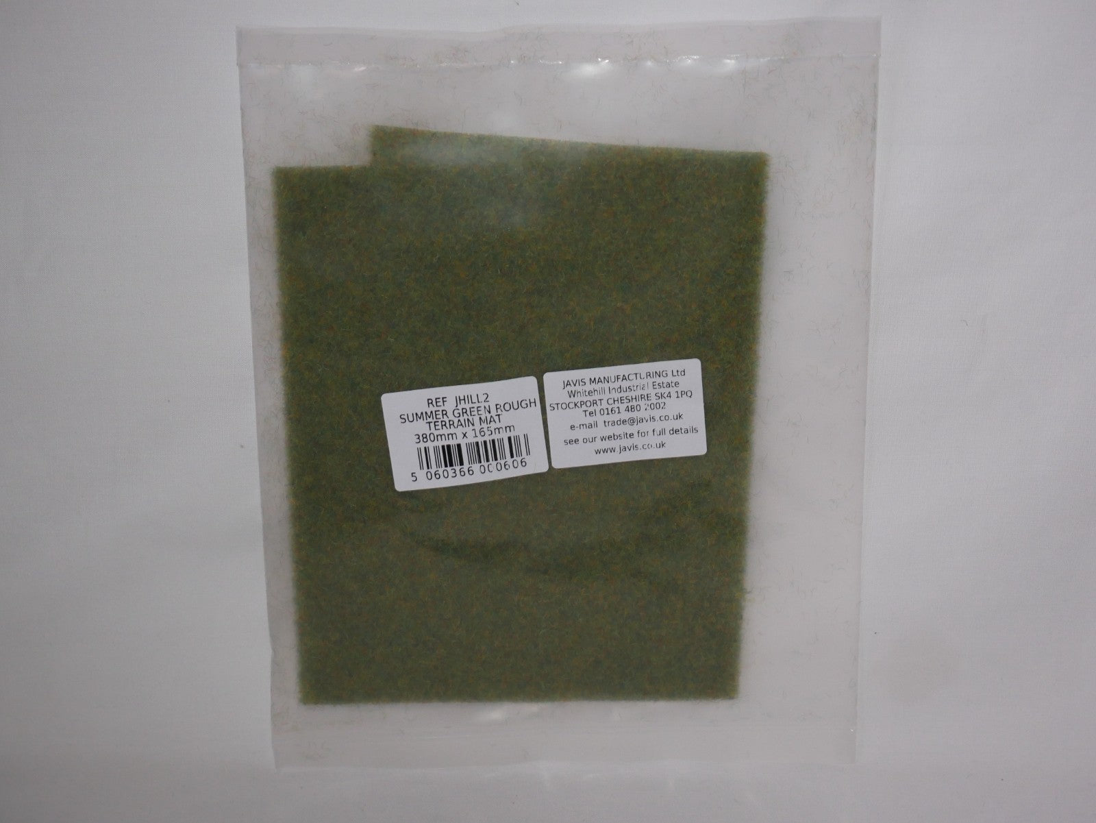 Javis "Countryside" Scenics Summer Green Rough Terrain Mat 380mm x 165mm JHILL2