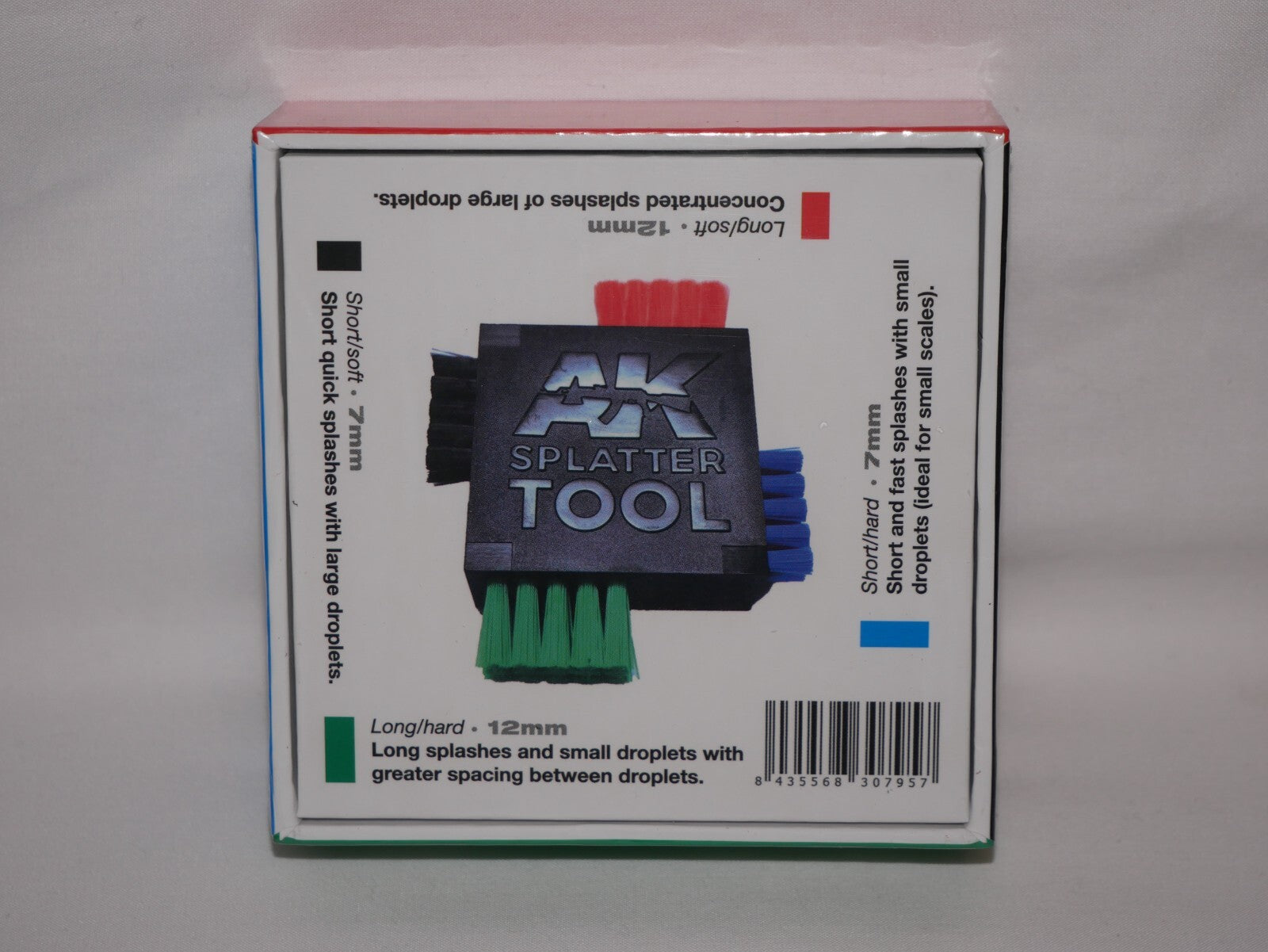 AK Interactive Multi Sided & Multi Coloured Plastic Model Splatter Tool - AK9160