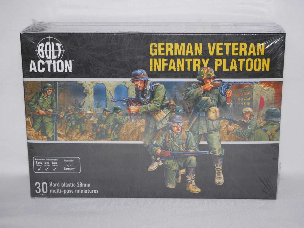 Warlord Games Bolt Action 1:56 WWII German Veteran Infantry Platoon - 402013103
