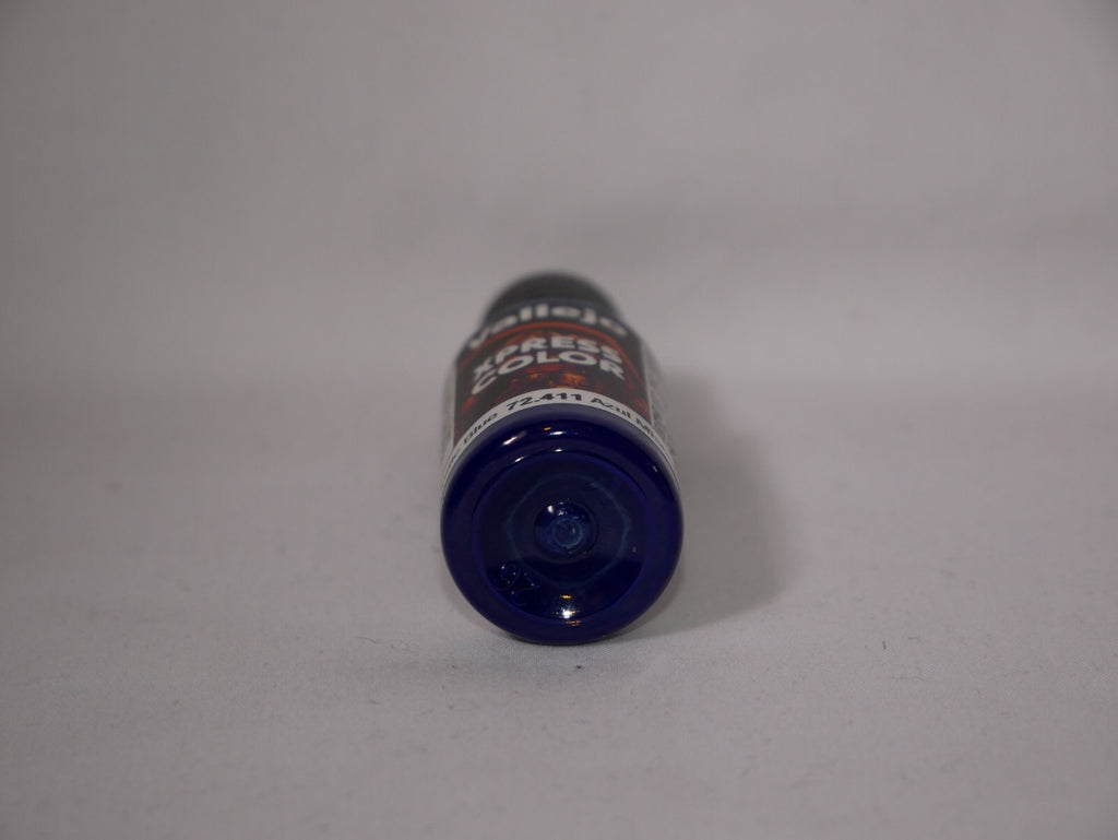 Vallejo Xpress Color Acrylics Mystic Blue 18ml/0.6 fl oz Dropper Bottle - 72.411