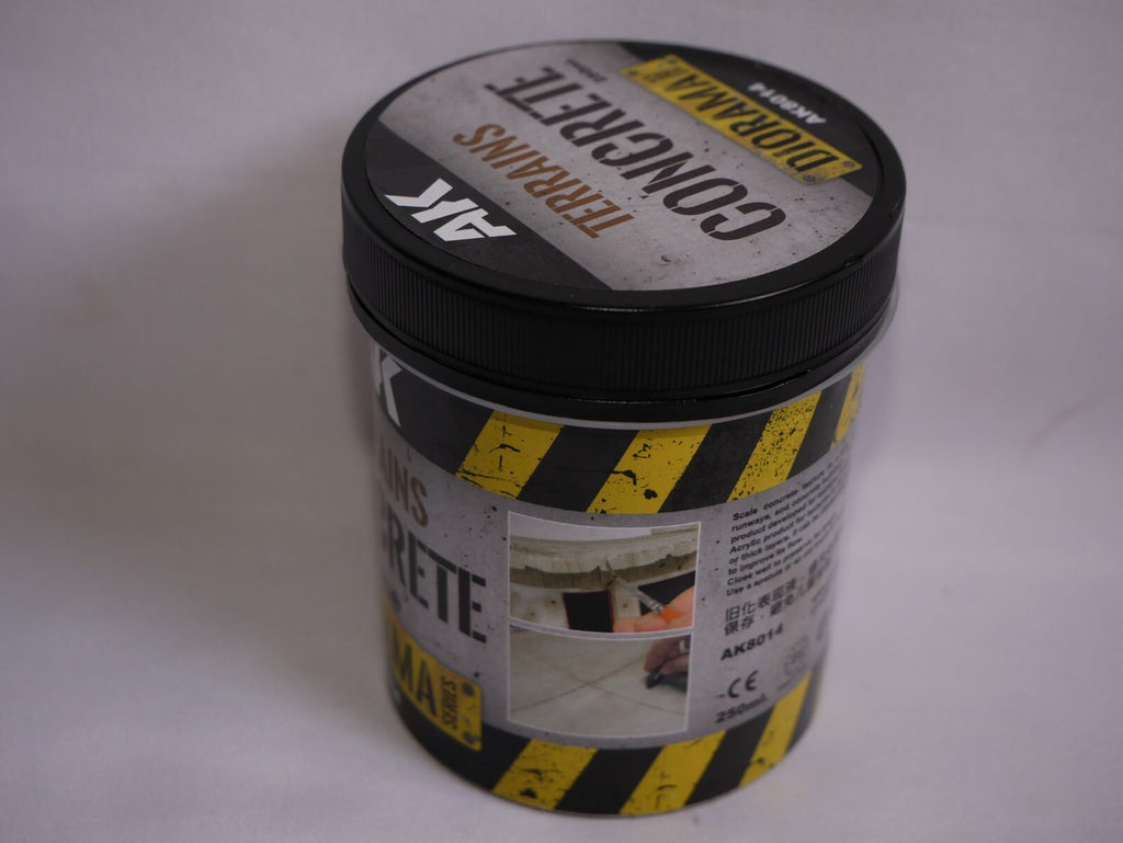 AK Interactive Diorama Terrains Scale Concrete Texture Acrylic 250ml Tub  AK8014