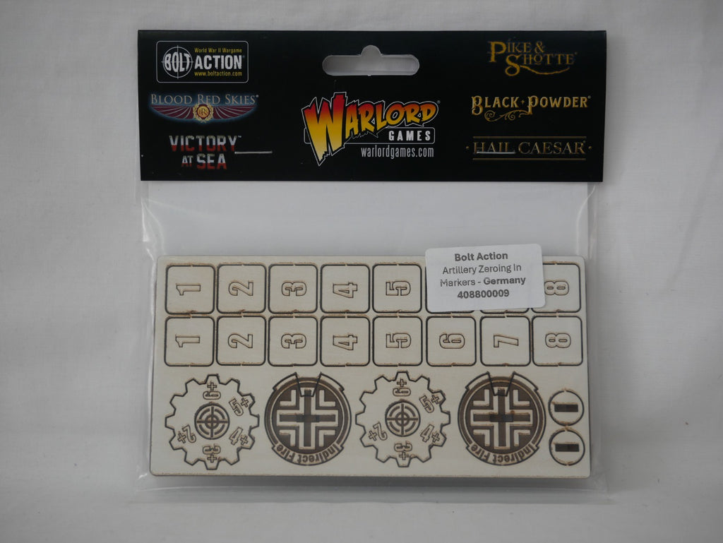 Warlord Games Bolt Action Laser Cut MFD Artillery Zeroing In Markers - 408800009