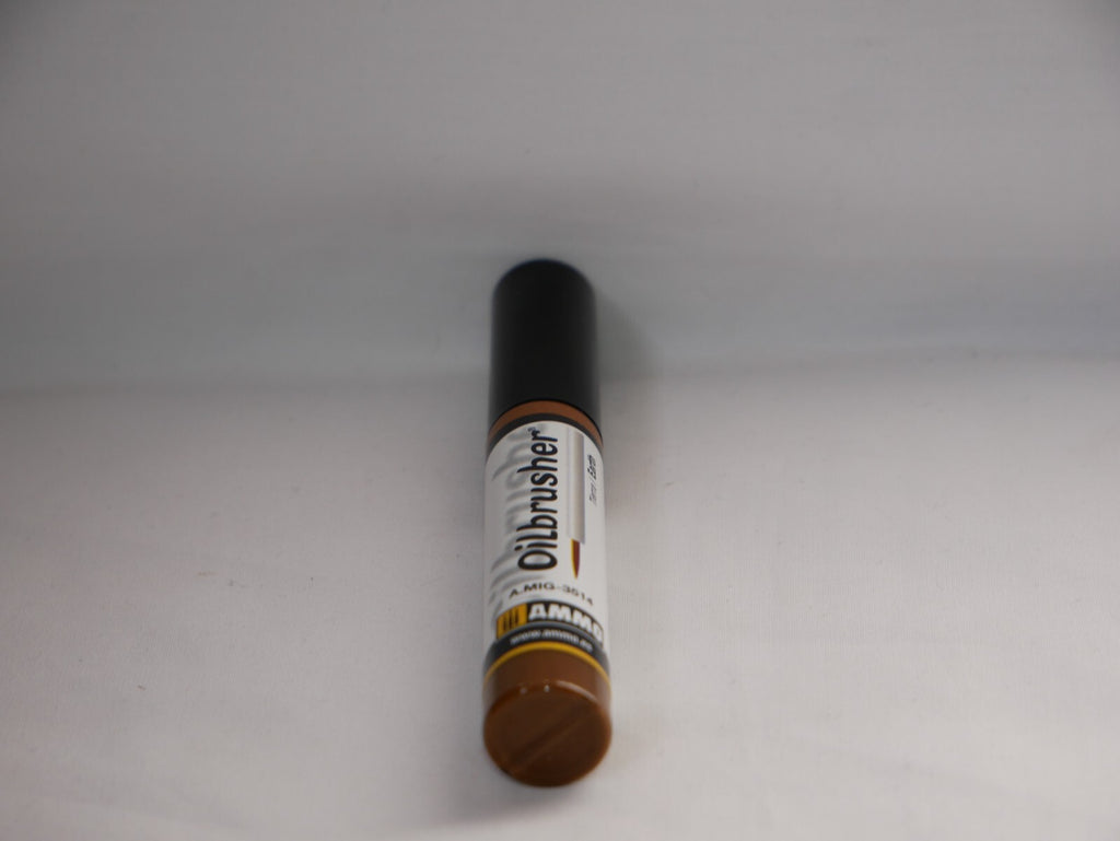 Ammo By Mig Jimenez Oilbrusher Range Earth With Fine Brush Applicator A.MIG-3514