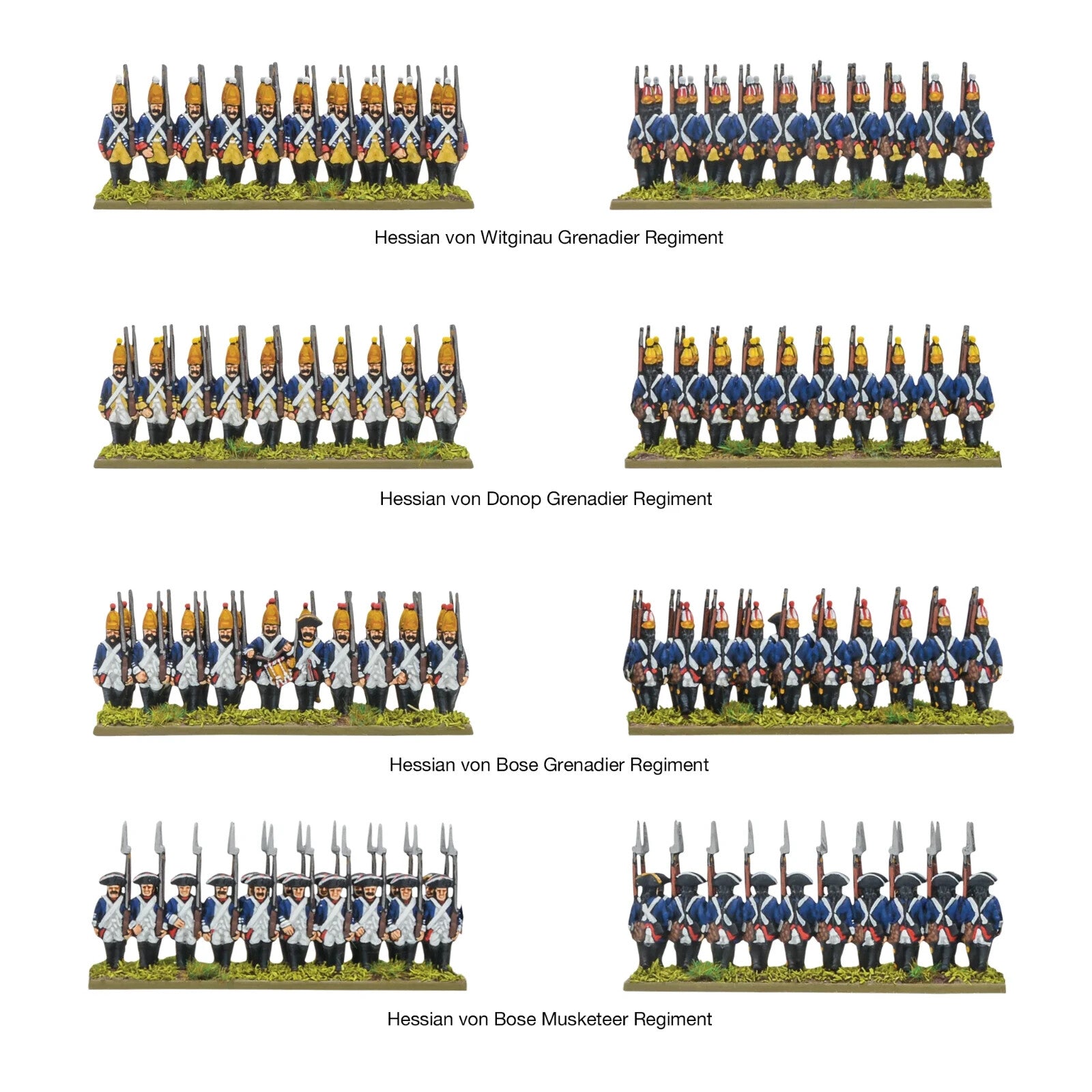 Black Powder Epic Battles Revolution 15mm Hessians & Allies Brigade - 312403407