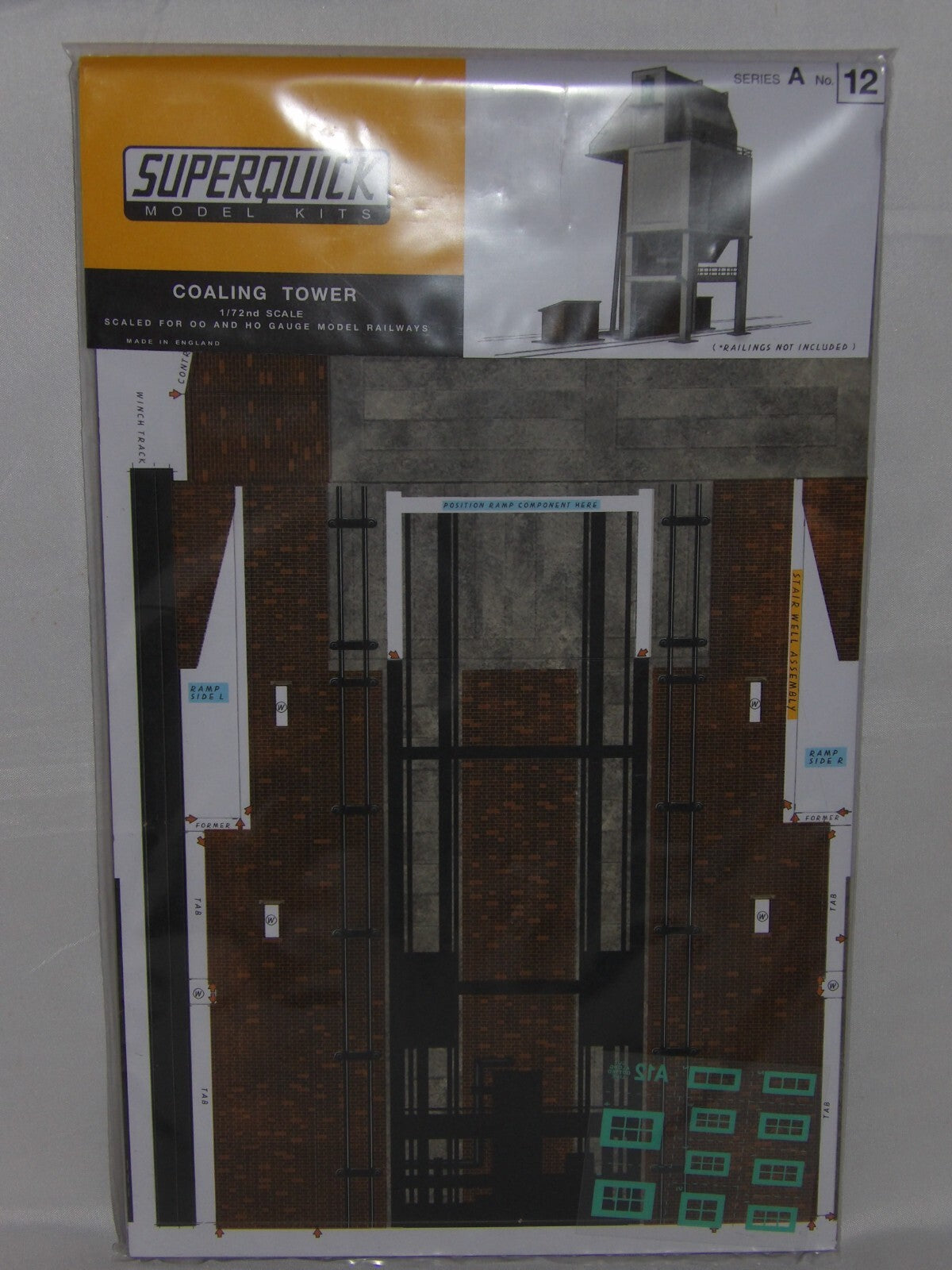 Superquick Kits 1:76 Scale Coaling Tower Scaled For OO & HO  - SQA12