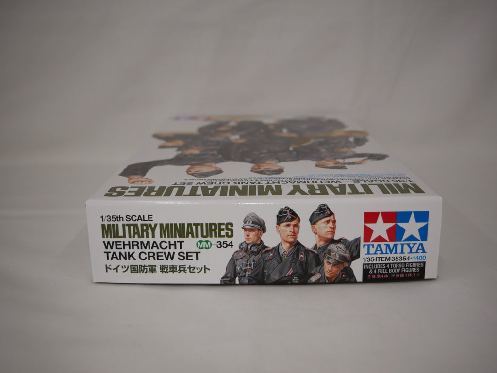 Tamiya Military Miniatures 1:35 Scale WW2 German Wehrmacht Tank Crew Set - 35354