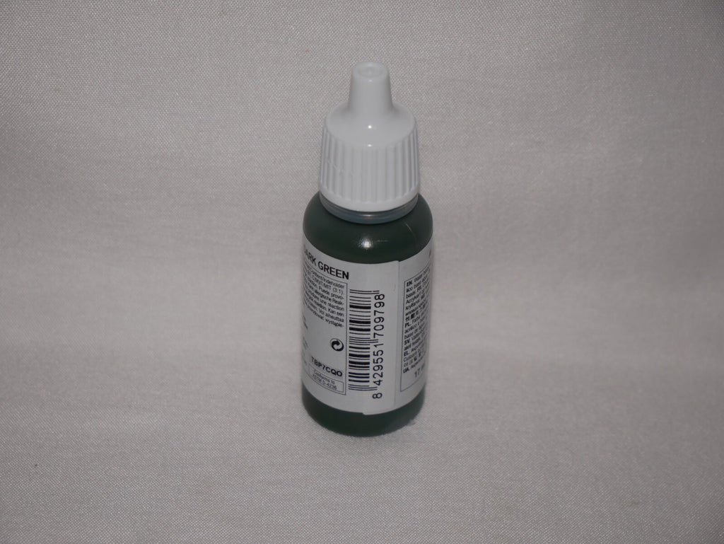 Vallejo Model Color German Camo Dark Green Acrylic 17ml Dropper Bottle - 70.979