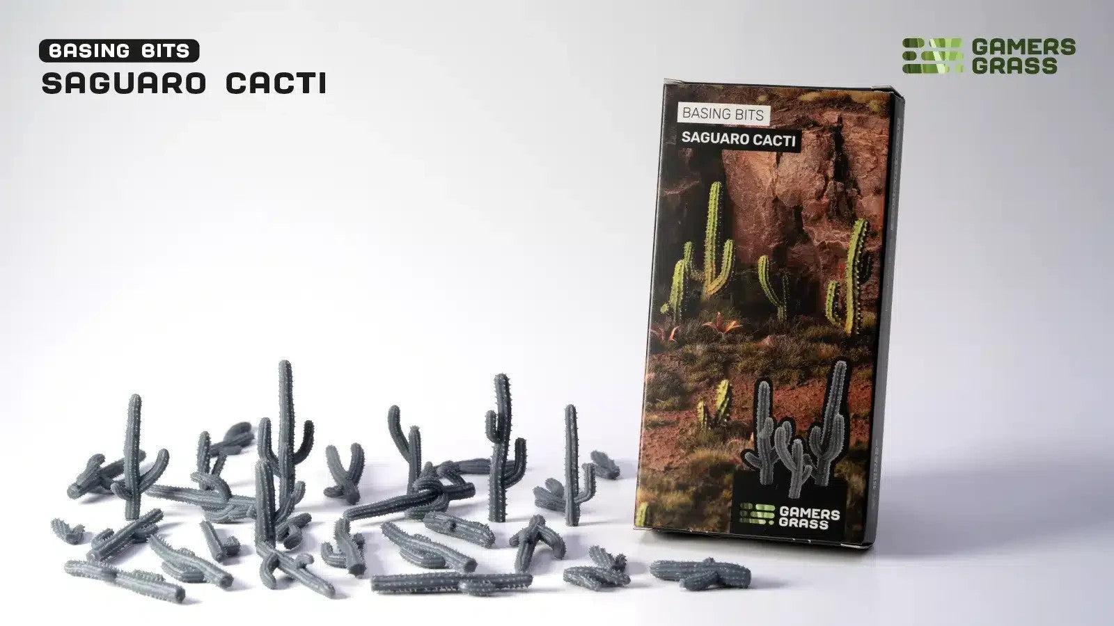 Gamers Grass Basing Bits Saguaro Cacti For Wargaming Miniature Bases - GGBB-SG