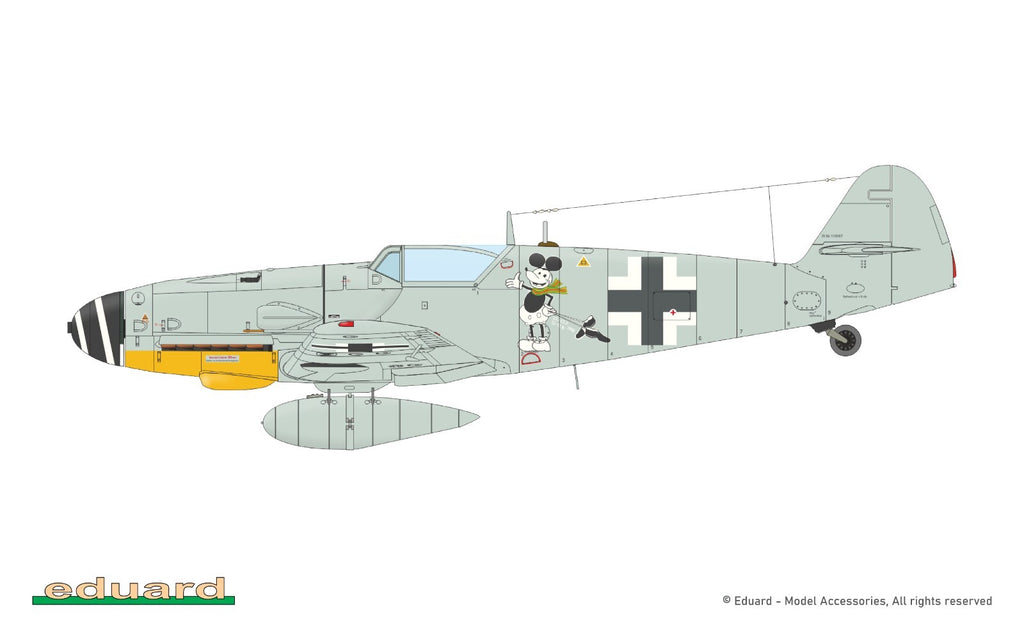 Eduard 1:72 Scale Gustav Pt.3 Dual Combo Limited Edition Model Kit Set - 2150
