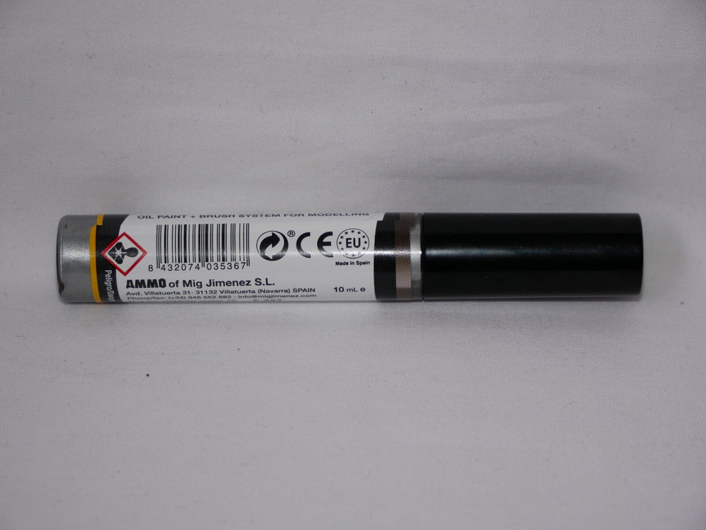 Ammo By Mig Jimenez Oilbrusher Range Steel With Fine Brush Applicator A.MIG-3536