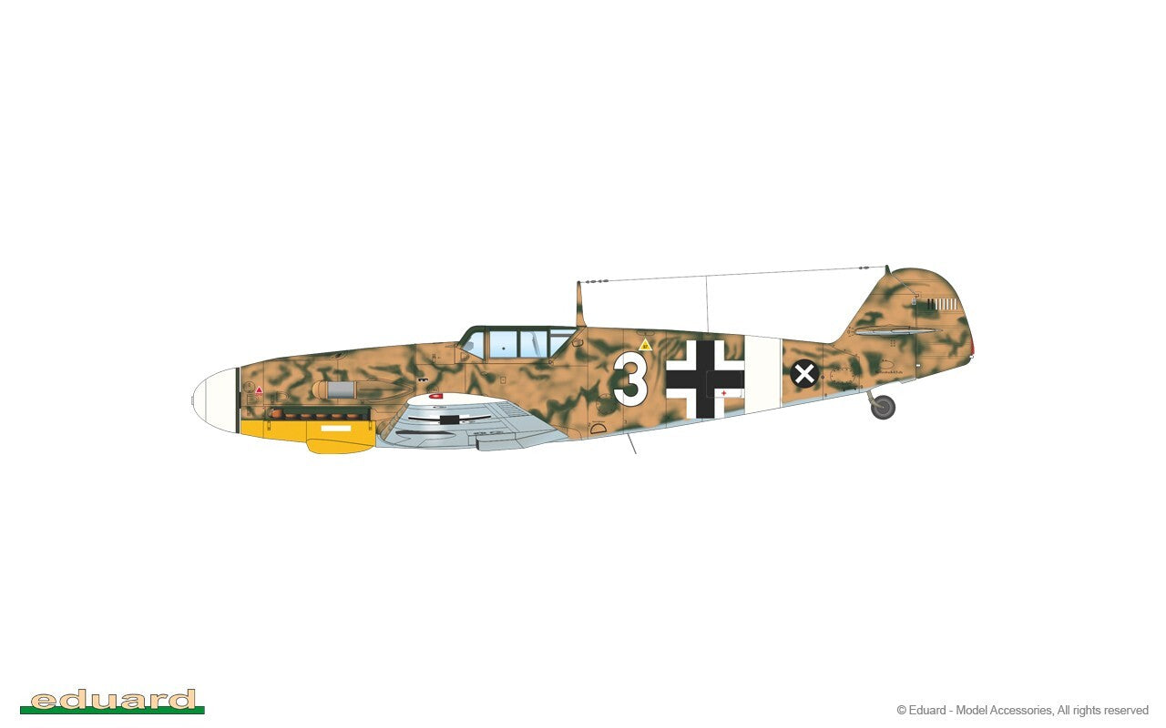 Eduard 1:48 Scale WWII Messerschmitt Bf 109G-2 ProfiPACK Edition Model Kit 82165