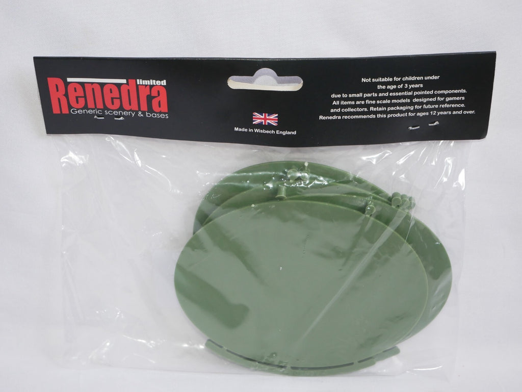Renedra Limited Generic Scenery & Bases Large Oval Bases 4 Per Pack - RNOVAL