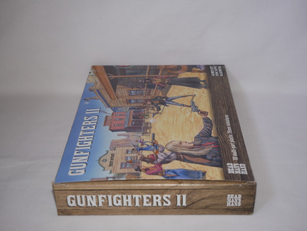 Great Escape Games Dead Mans Hand 28mm Scale Hard Plastic Gunfighters II DMHP002