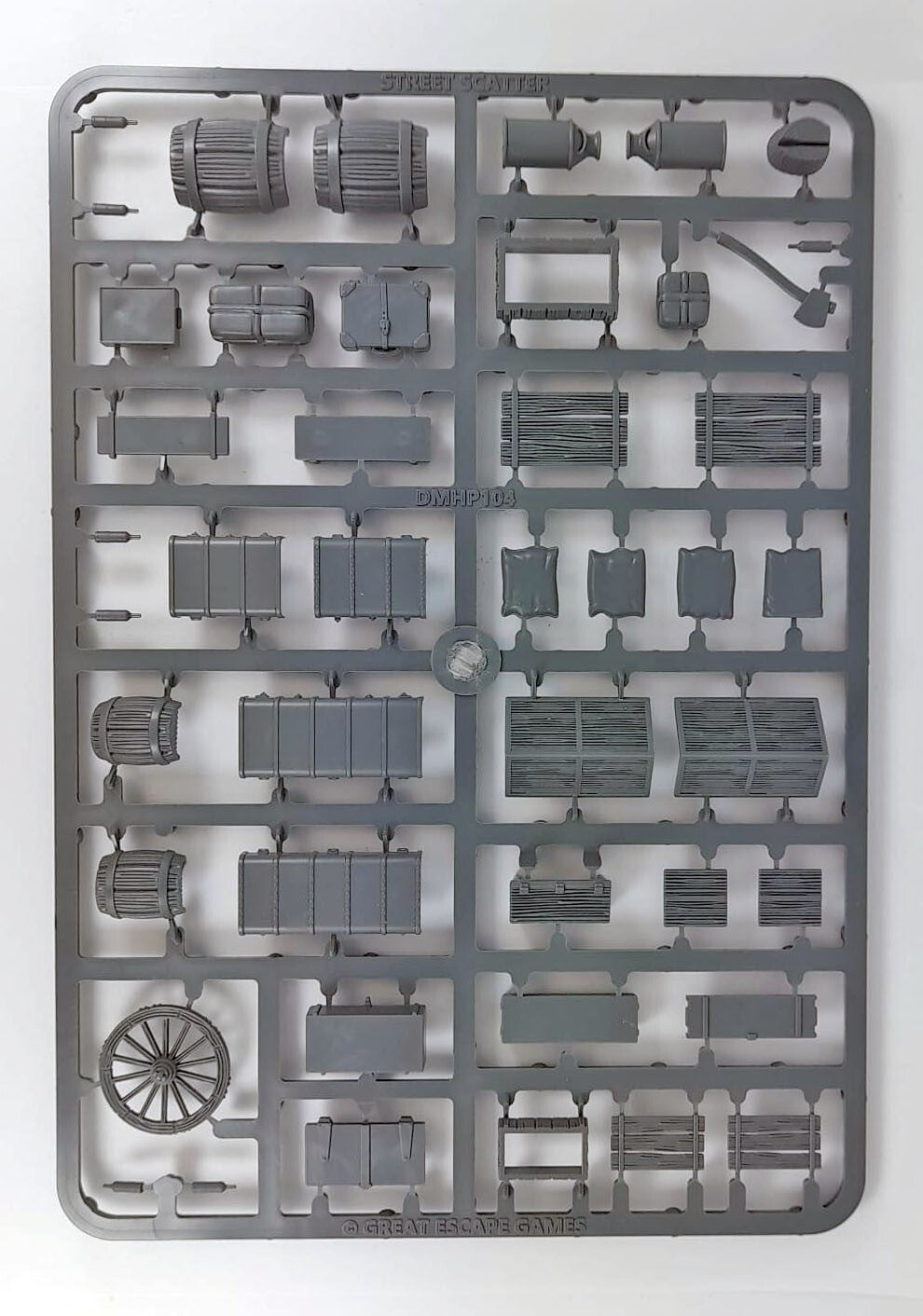 Great Escape Games Dead Mans Hand 28mm Scale Hard Plastic Street Scatter DMHP104
