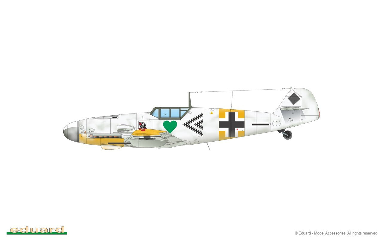 Eduard 1:48 Scale WWII Messerschmitt Bf 109G-2 ProfiPACK Edition Model Kit 82165