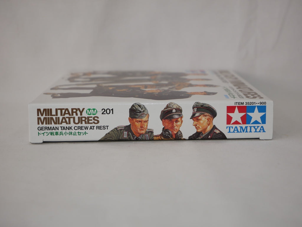 Tamiya Military Miniatures 1:35 Scale WWII German Tank Crew At Rest - 35201
