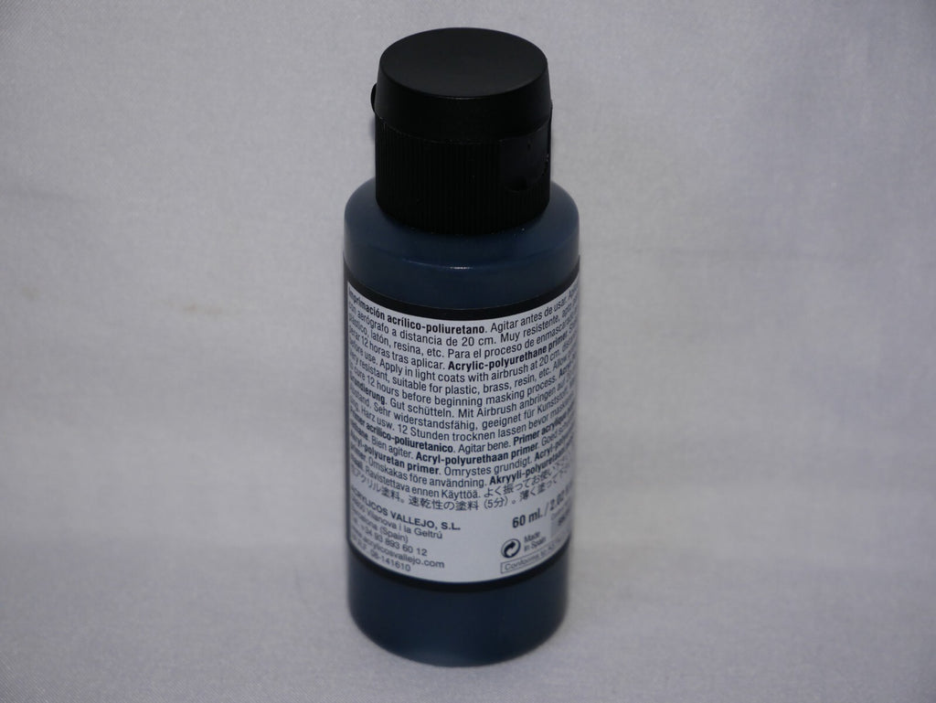 Vallejo Polyurethane Surface Primer German Panzer Grey 60ml Bottle - 73.603