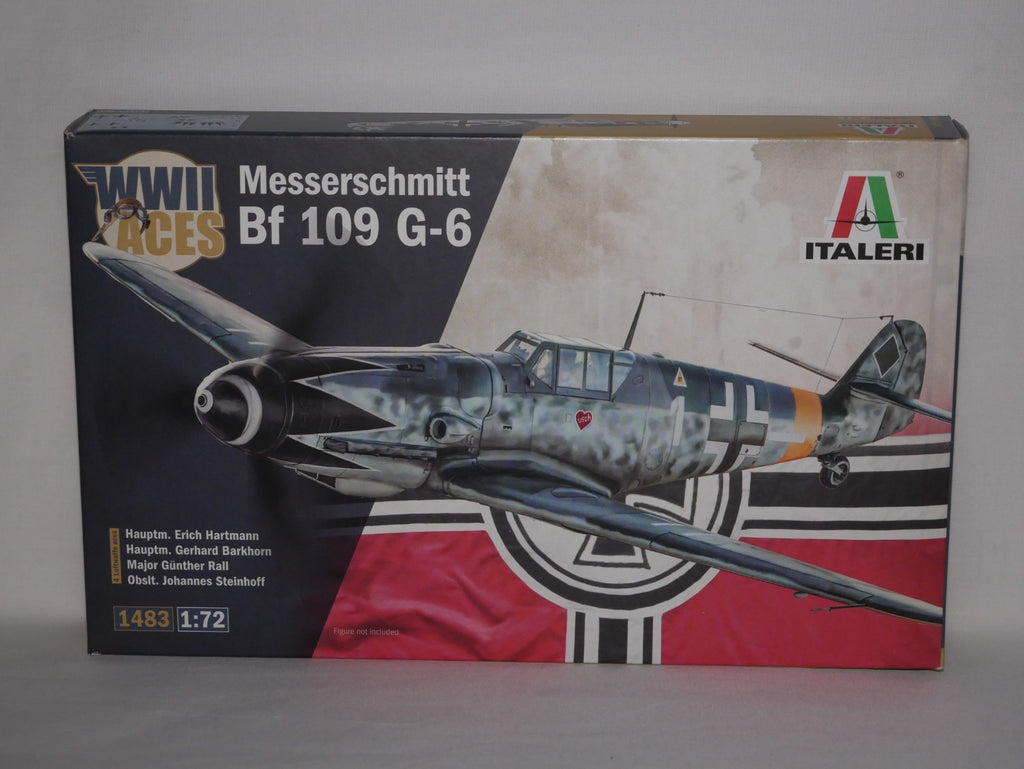 Italeri 1:72 Scale WWII Aces Messerschmitt Bf 109 G-6 Model Skill Level 2 - 1483