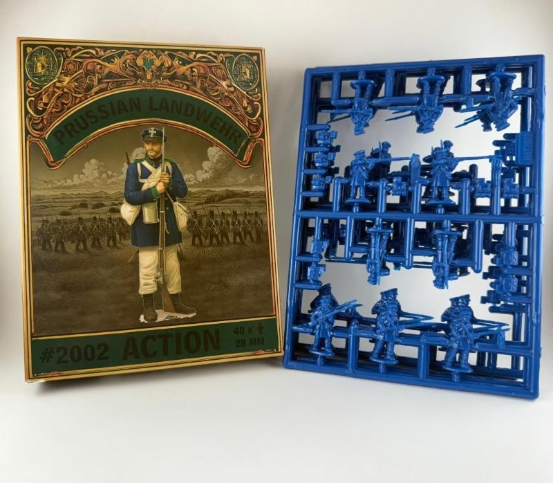 Hat Industrie 1:56 Scale Napoleonic Prussian Landwehr (Action) Miniatures - 2002