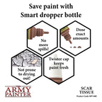 The Army Painter Warpaints Acrylic Range Scar Tissue 18ml Dropper Bottle WP1480