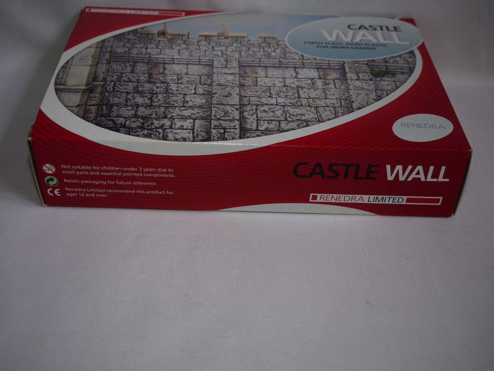 Renedra Ltd Generic Scenery & Bases 1/56th Scale Castle Wall Sections - RNWALL