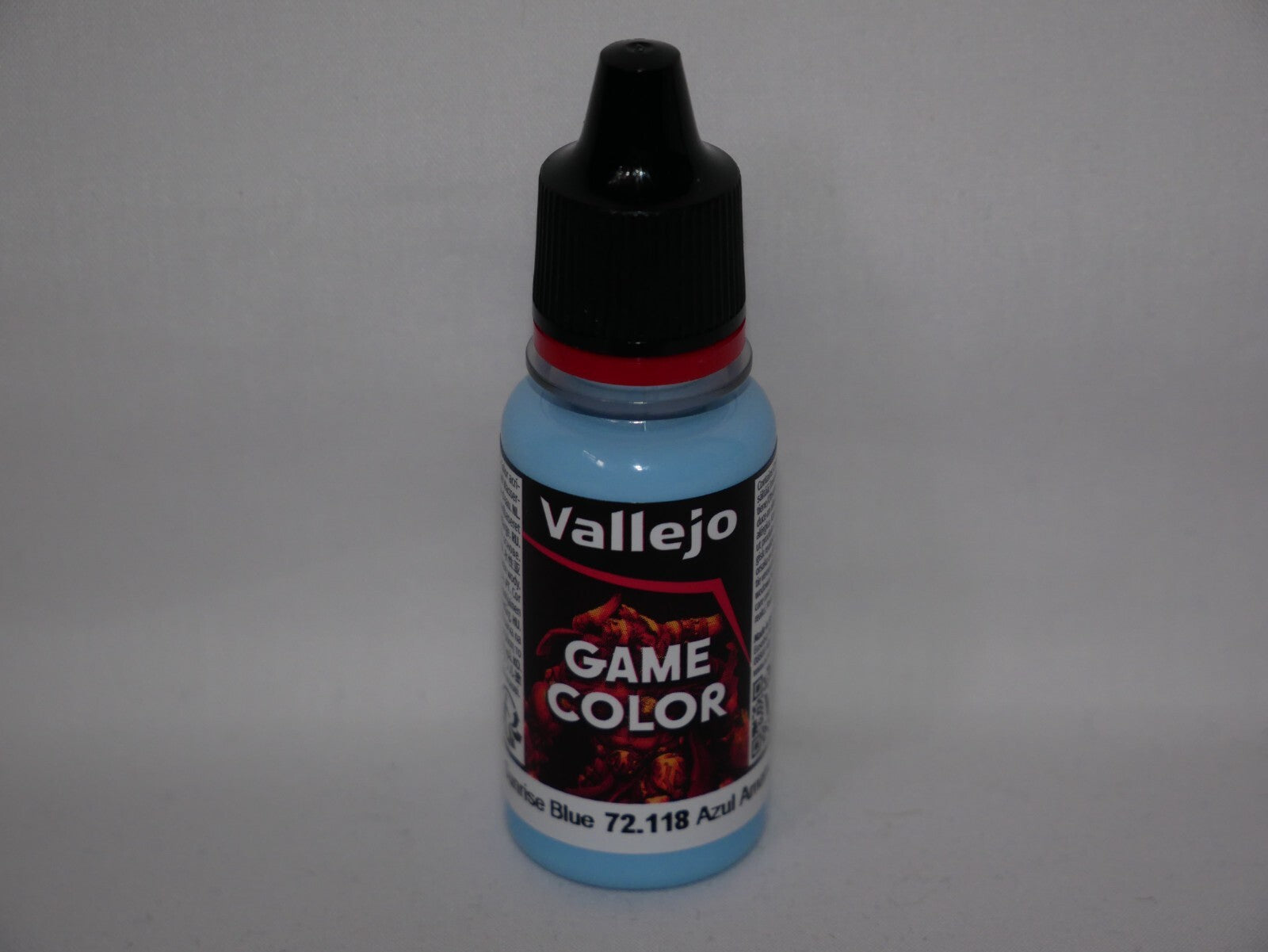 Vallejo Game Color Acrylics Sunrise Blue 18ml/0.6 fl oz Dropper Bottle - 72.118