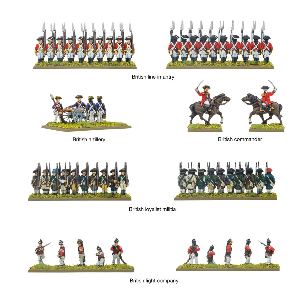 Black Powder Epic Battles Revolution 15mm Scale British Army Brigade - 312403405