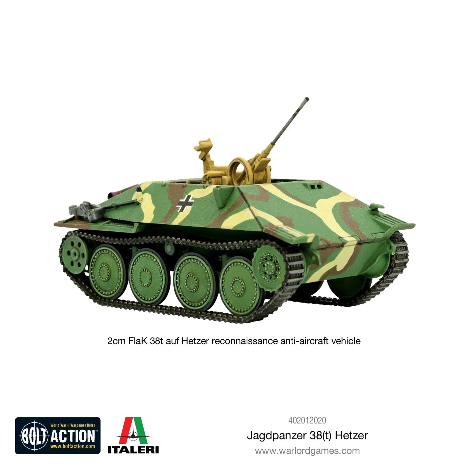 Warlord Games Bolt Action 1:56 Scale German Jagdpanzer 38(T) Hetzer - 402012020