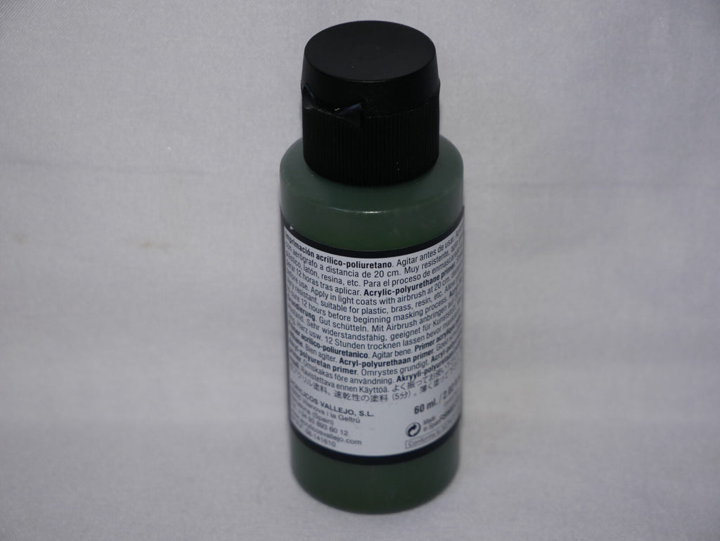 Vallejo Polyurethane Surface Primer UK Bronze Green 60ml / 2.02 fl oz - 73.607