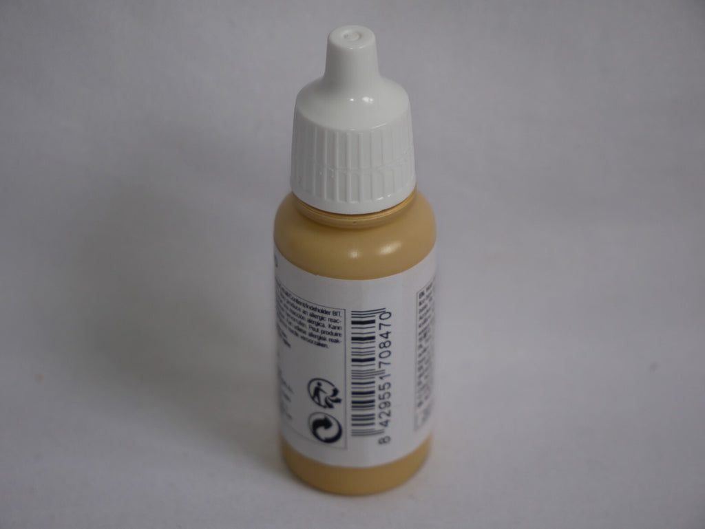Vallejo Model Color Dark Sand Acrylic 17ml/0.57 fl oz Dropper Bottle - 70.847