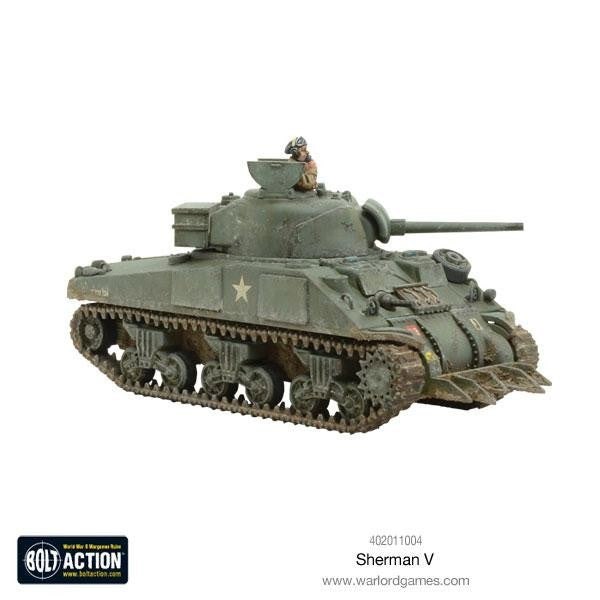 Warlord Games Bolt Action 1:56 WWII USA Sherman V (M4A4) Medium Tank - 402011004