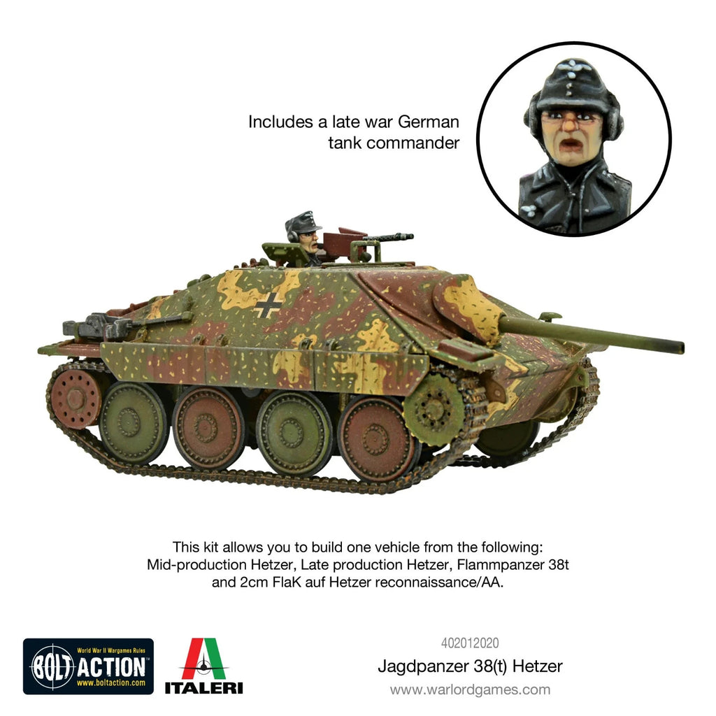 Warlord Games Bolt Action 1:56 Scale German Jagdpanzer 38(T) Hetzer - 402012020