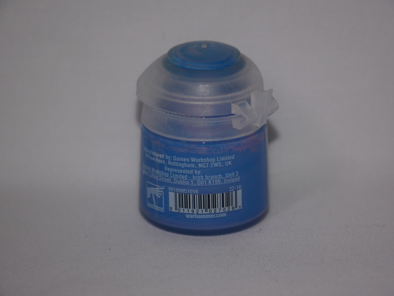 Citadel Colour Layer Calgar Blue Acrylic 12ml/0.40 fl oz Paint Pot - (22-16)