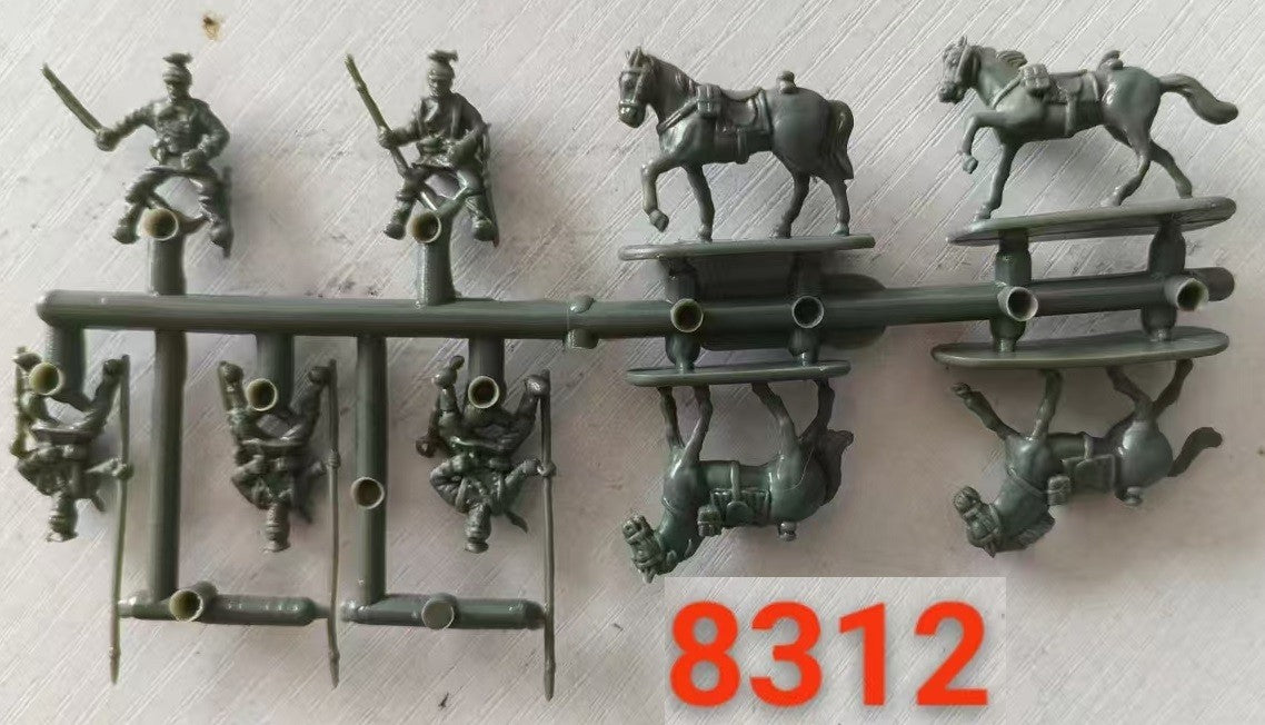 Hat Industrie 1:72 Scale World War 1 (WW1) German Uhlans Plastic Models - 8312