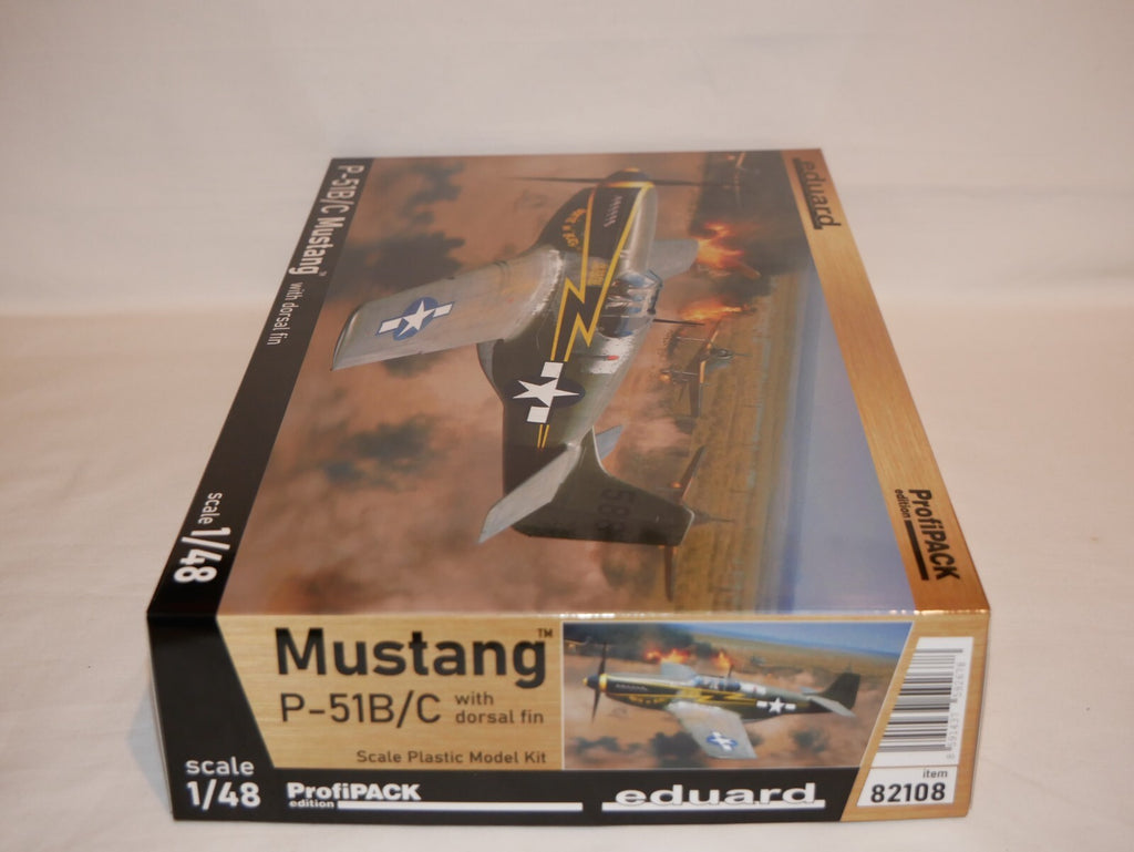 Eduard 1:48 Scale P-51B/C Mustang With Dorsal Fin ProfiPACK Edition Kit - 82108