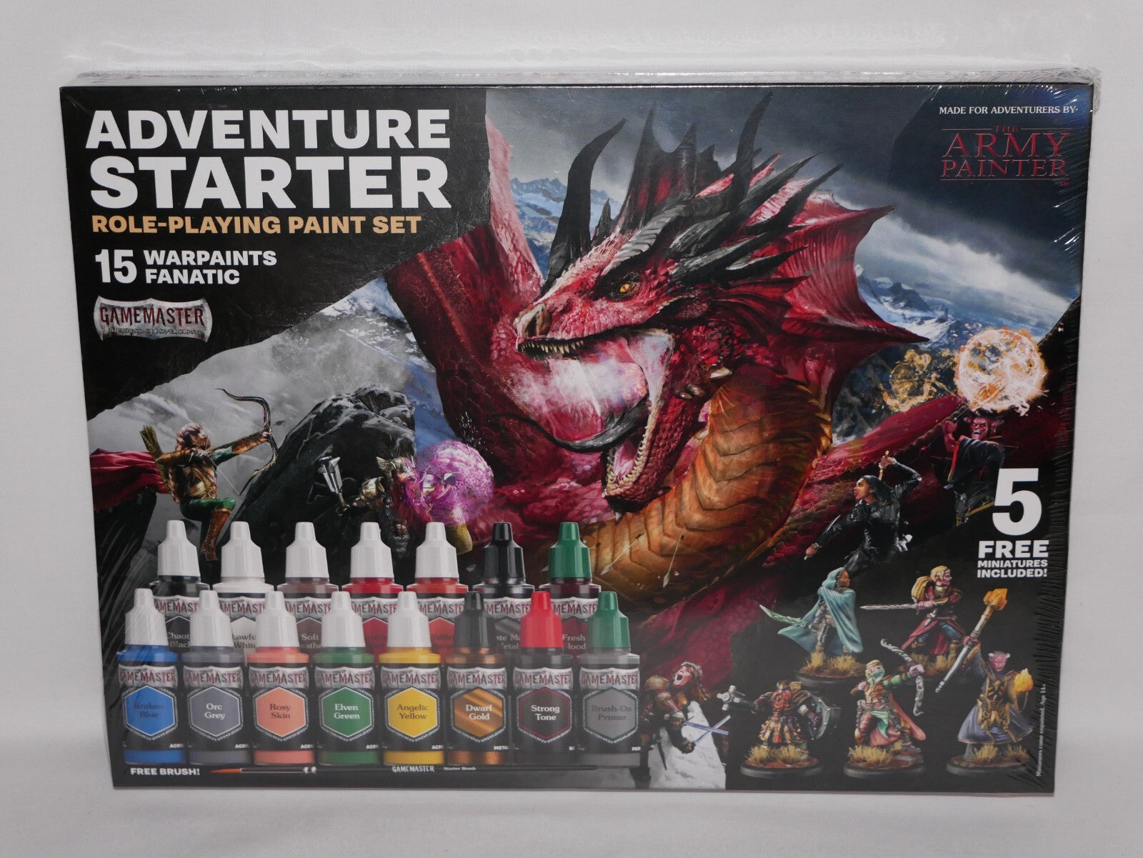 The Army Painter Gamemaster Adventure Starter Role-Playing Paint Set - GM1008