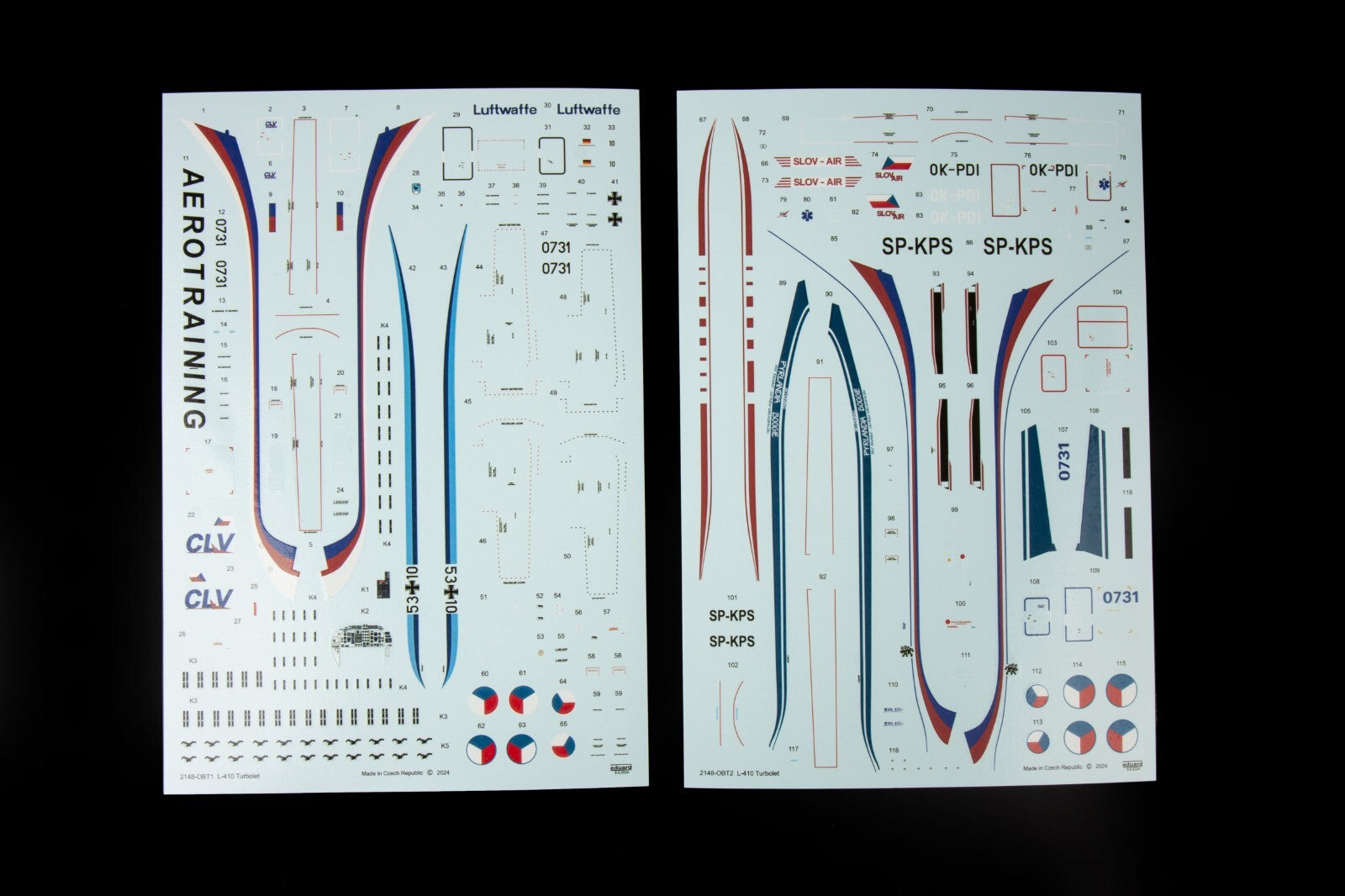 Eduard Heavy Retro 1:72 Scale Turbolet L-410UVP Plastic Model Aircraft Kit 2148