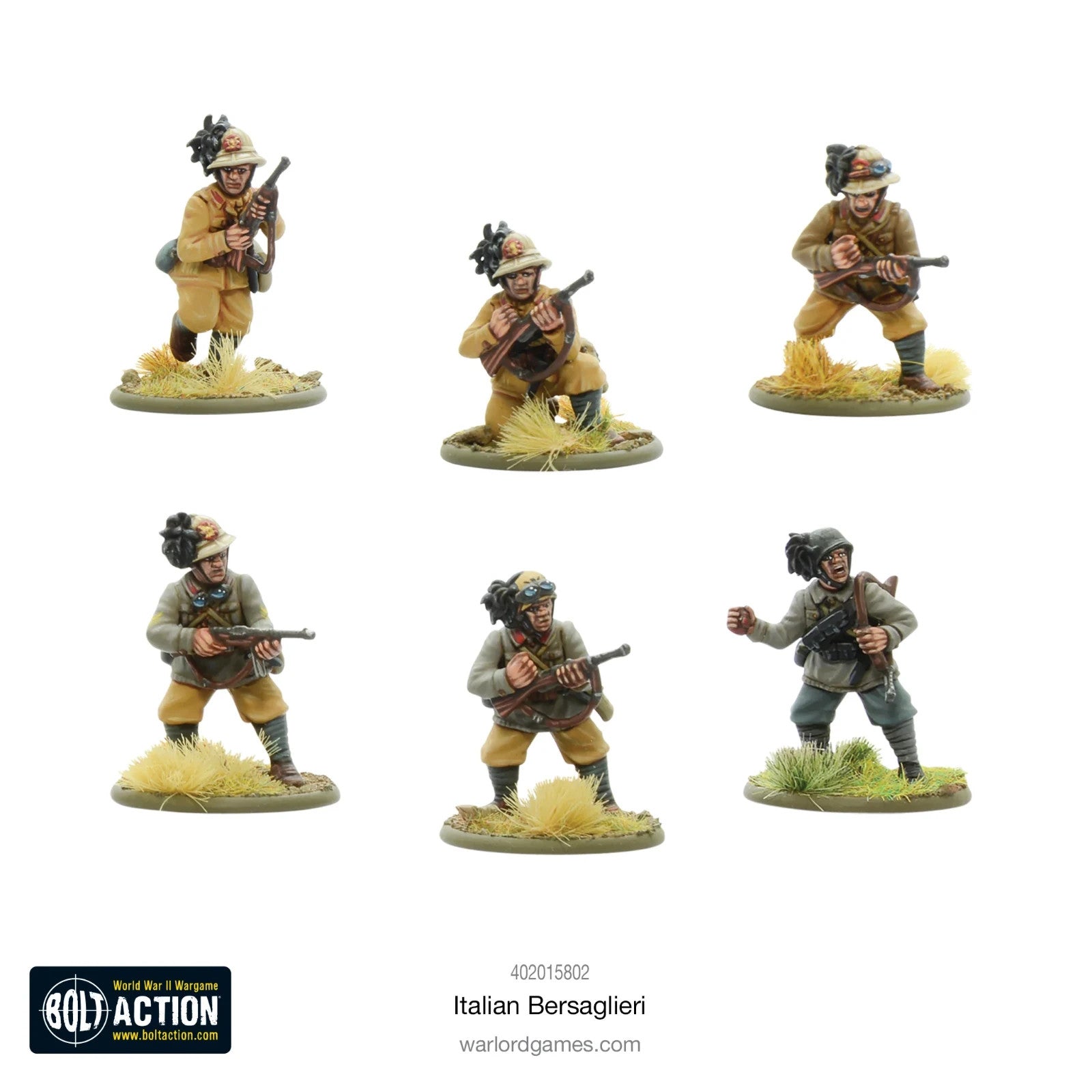 Warlord Games Bolt Action 1:56 Scale WWII Italian Bersaglieri - 402015802