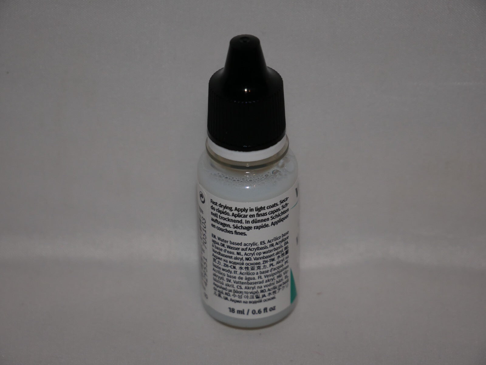Vallejo Auxiliary Products Gloss Varnish 18ml/0.60 fl oz Dropper Bottle - 70.510